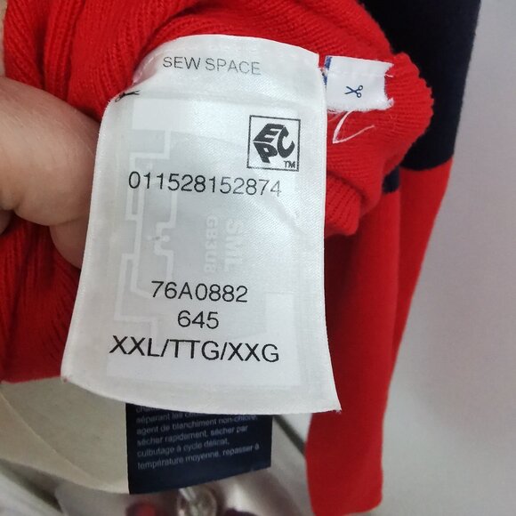 TOMMY HILFIGER COLOUR -BLOCKED HOODIE SWEATER - Picture 3 of 7